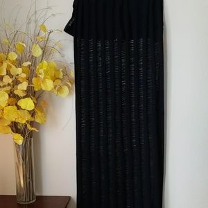 BCBG Maxazria Black Stole